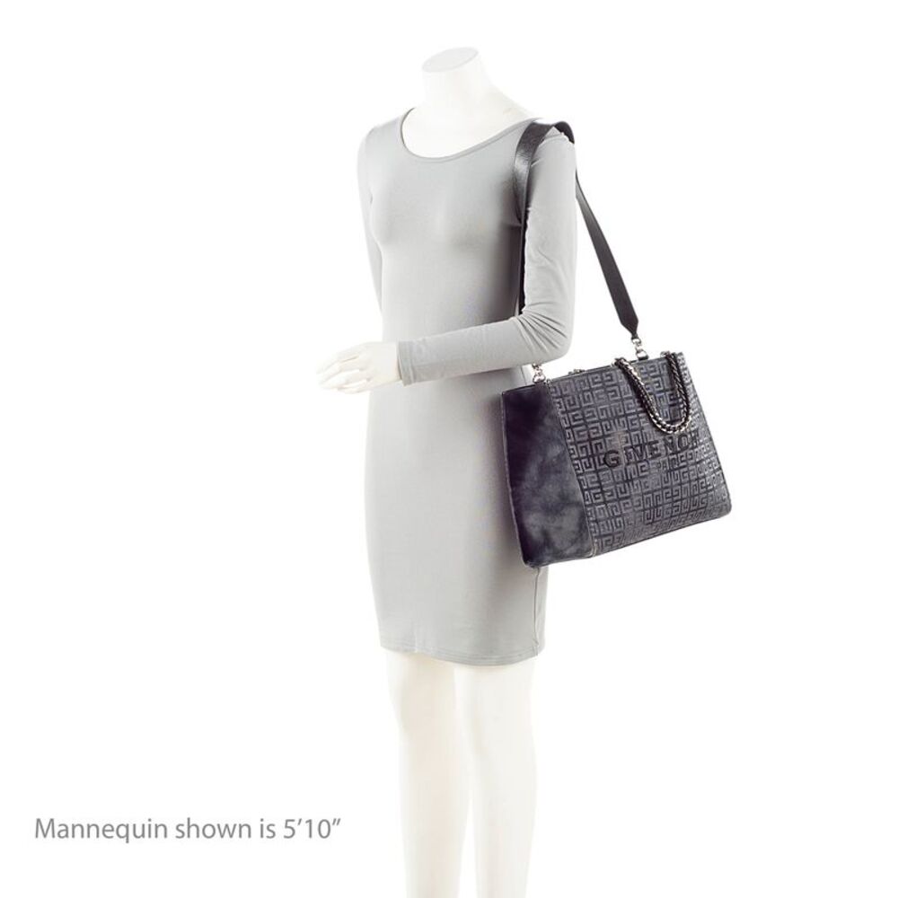 Givenchy 4G Embroidered Canvas Chain Medium G-Tote - Picture 5 of 12